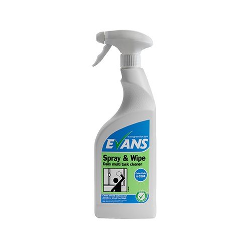 Evans Spray & Wipe 750ML X 6