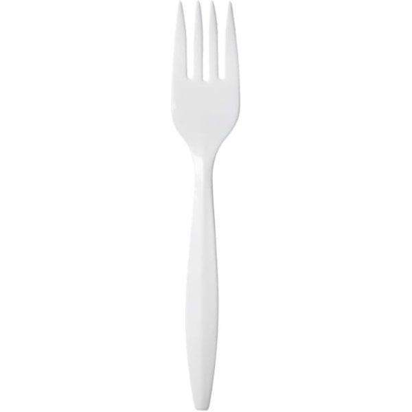 Plastic Forks WHITE 100 X 20