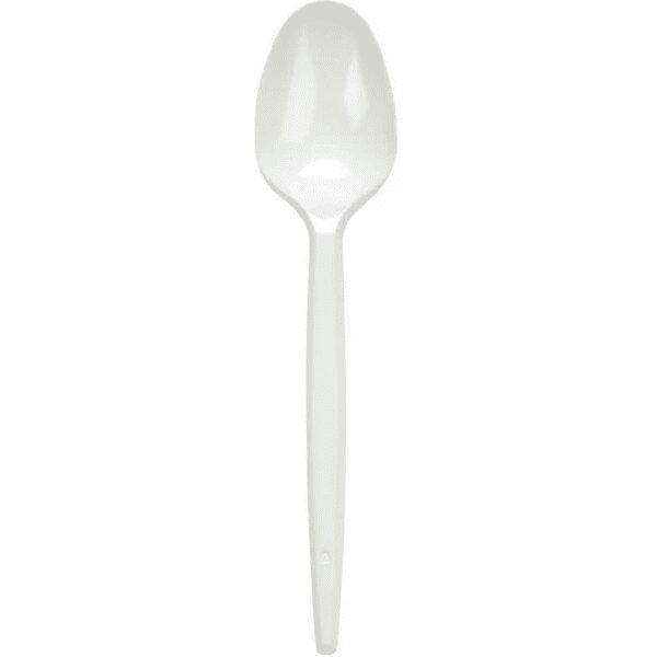 Plastic Spoons WHITE Dining Plus 20 X 100 40012070