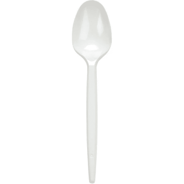 Plastic Spoons WHITE Dining Plus 20 X 100 40012070