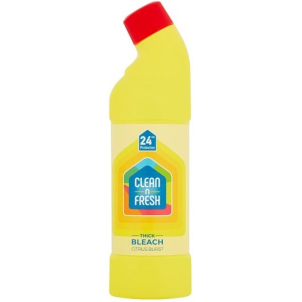 Clean & Fresh Thick Bleach Citrus 750ML X 12