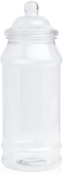 Victorian Jar Round CLEAR 970ML