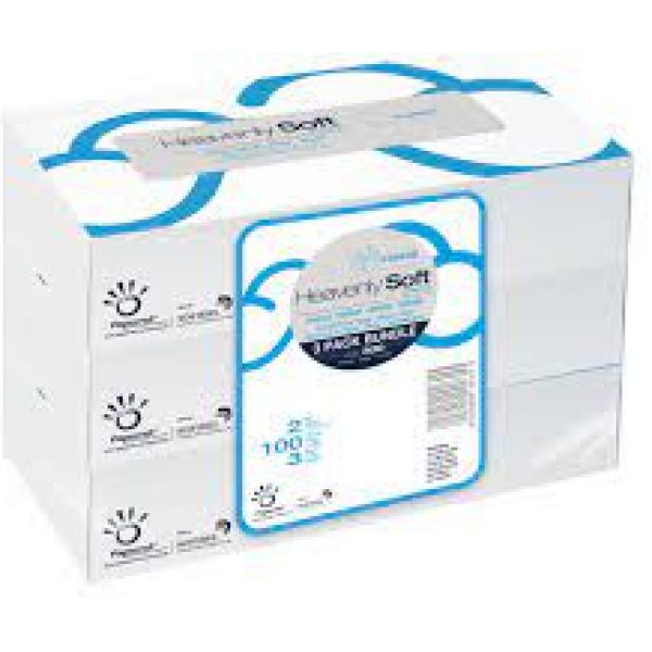 Facial Tissues 2Ply Nicky Heavenly Soft 100's 3 X 12