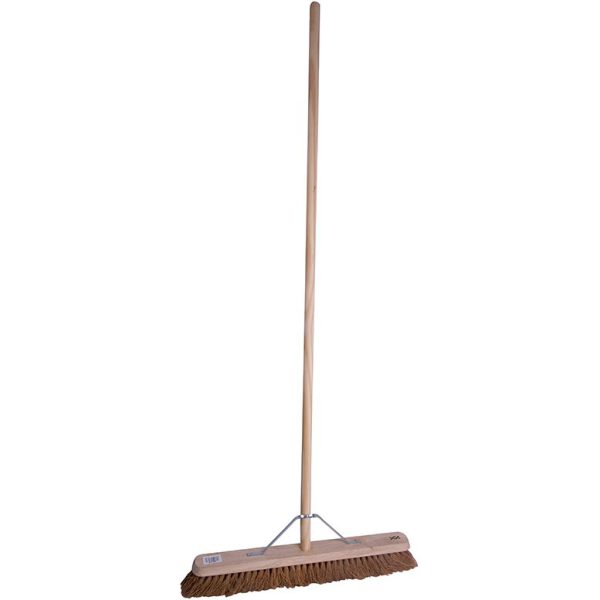 Platform Broom With Metal Stay & Handle Soft 24x59''