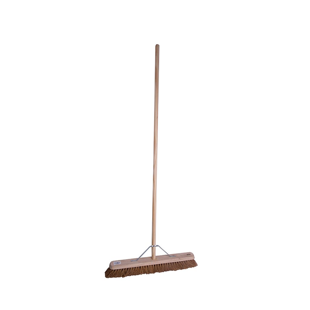 Platform Broom With Metal Stay & Handle Soft 24x59''