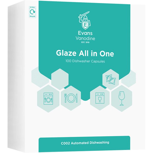 Evans Glaze All In One Dishwash Tablets 100