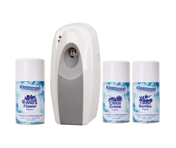 Kleenmist Starter Kit Dispenser X 1  Refils X 3