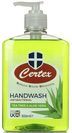 Certex Anti Bac Handwash Soap Tea Tree & Aloe 500Ml X 12