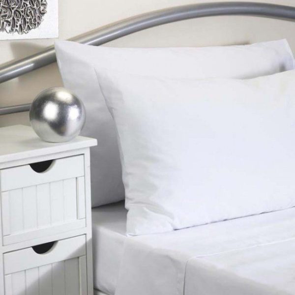 Flat Bed Sheet WHITE Single