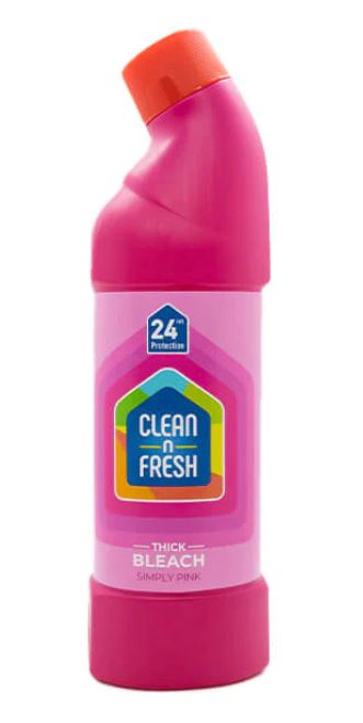 Clean & Fresh Thick Bleach PINK 750ml x12