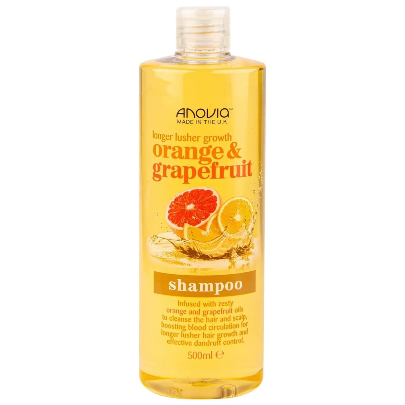 Anovia Shampoo Orange & Grapefruit 500ML X 6