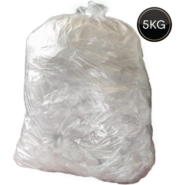 Light Refuse Sacks Sapphire CLEAR 18x28x36" 5kg X 200