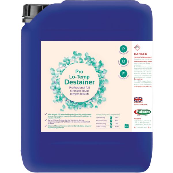 Christeyns Pro Lo-Temp Destainer 10ltr