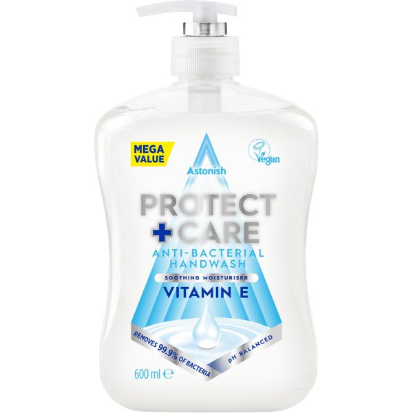 Astonish Antibac Handwash Vit E (Pump) 600ML X 12