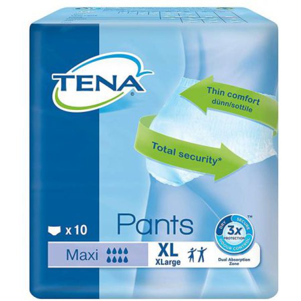 Tena Pants Maxi Extra Large 4 X 10 2550ml 794762