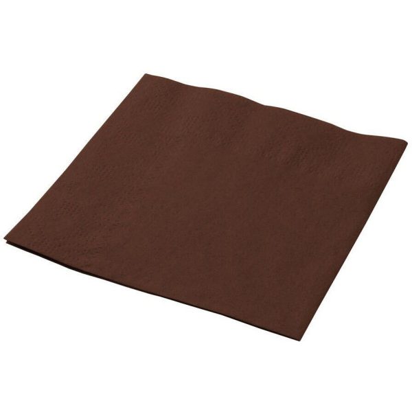 Napkin 2 Ply CHOCOLATE 33CM 20 X 100 SPD213