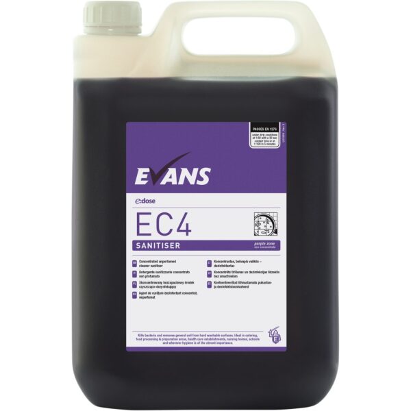 Evans EC4 E-Dose Sanitiser 5Ltr