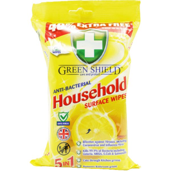 Greenshield Antibac Food Surface Wipes 70s X 12