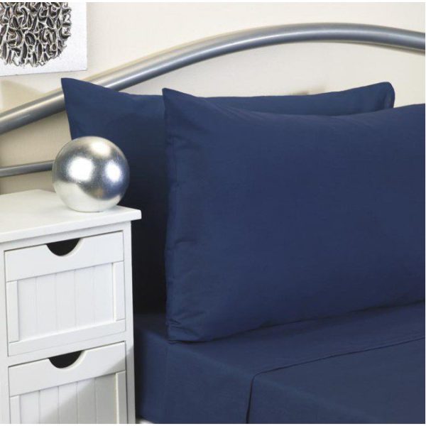 Softguard FR Flat Bed Sheet NAVY Single
