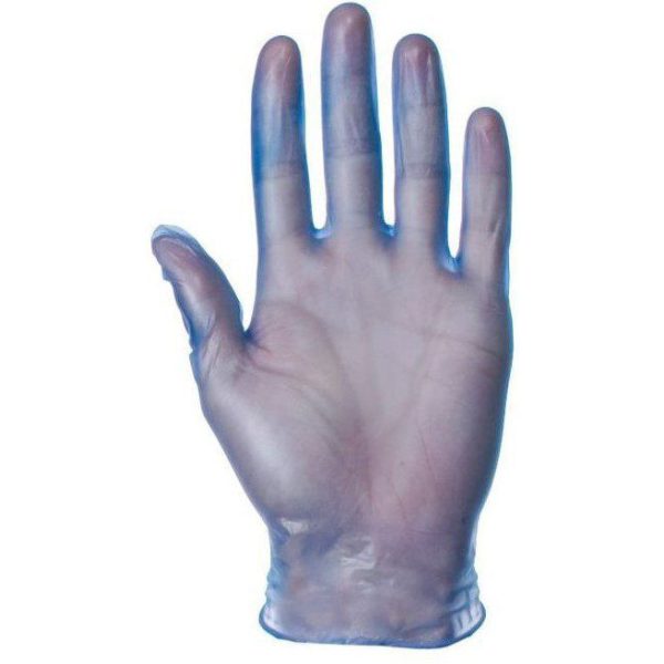 Vinyl Gloves Powder Free BLUE Extra Large X 100