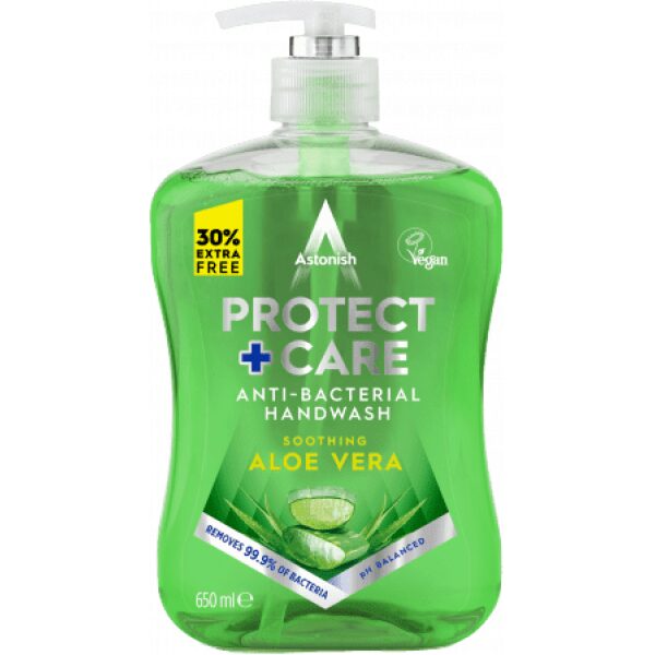 Astonish Antibac Handwash Aloe Vera (Pump) 600ML X 12