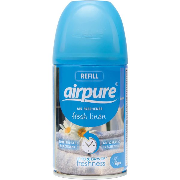 Airpure Auto Refills Linen 250Ml X 12