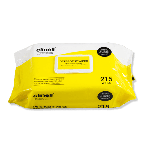 Clinell Detergent Wipes Clip Pack X 215