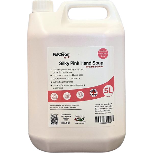 FulClean Silky Pink Hand & Body Liquid Soap 5LTR