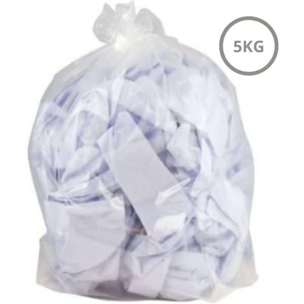 Light Refuse Sacks Sapphire CLEAR 18x28x36" 5kg X 200