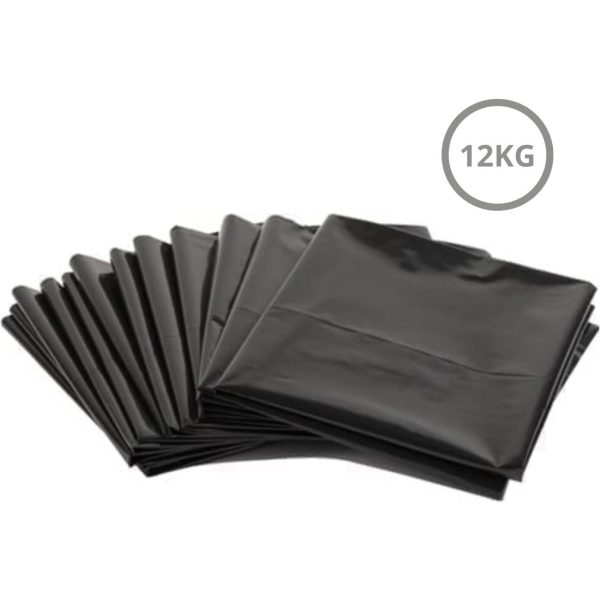 Standard Refuse Sacks Hercules BLACK 18x29x39" 12KG X 200