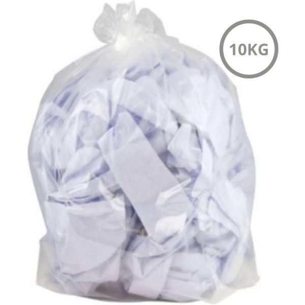 Economy Refuse Sacks Opal CLEAR 18x29x38" 10KG  X 200
