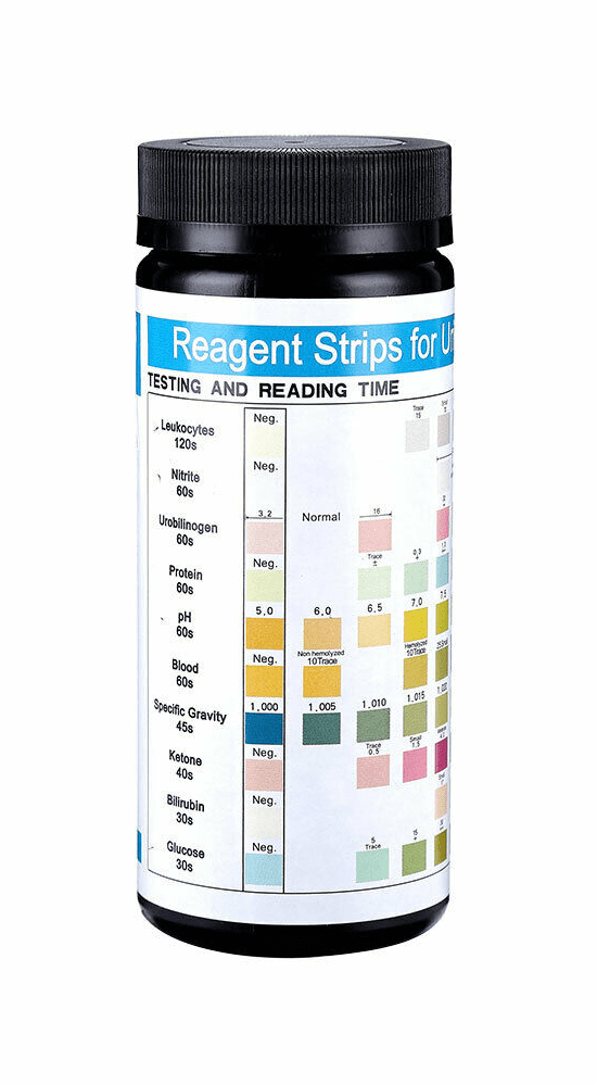 Urinalysis Reagent Strips Tub X 100 URS-10T