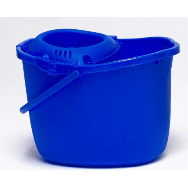 Plastic Mop Bucket & Wringer BLUE M114 x 15LTR