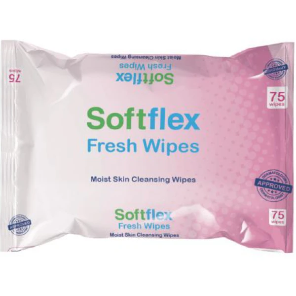 Softflex Patient Wet Wipes Large 20x24CM 75 X 24
