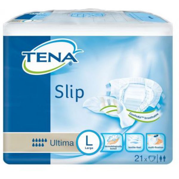 Tena Slip Ultimate Large GREY 3 X 21
