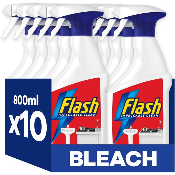 Flash Spray With Bleach 800ML X 10