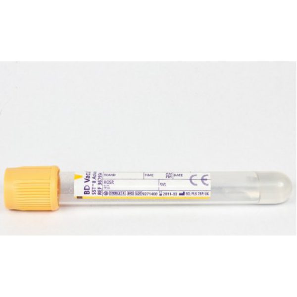 Vacutainer Blood Sample Tube Plastic Blue 5ml 1 X 100