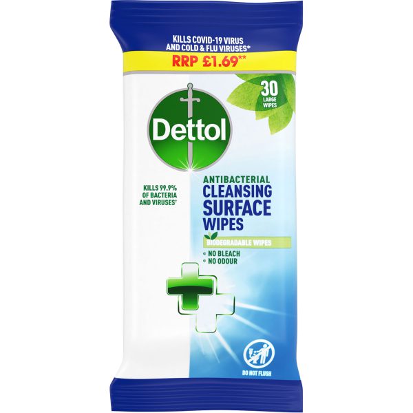 Dettol Surface Wipes PM X 10