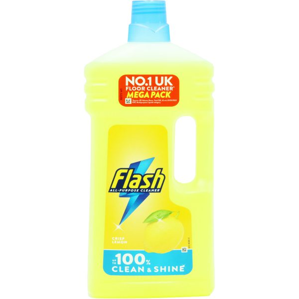 Flash Liquid All Purpose Lemon 1 LTR X 6